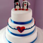 tort weselny z pingwinami_resized